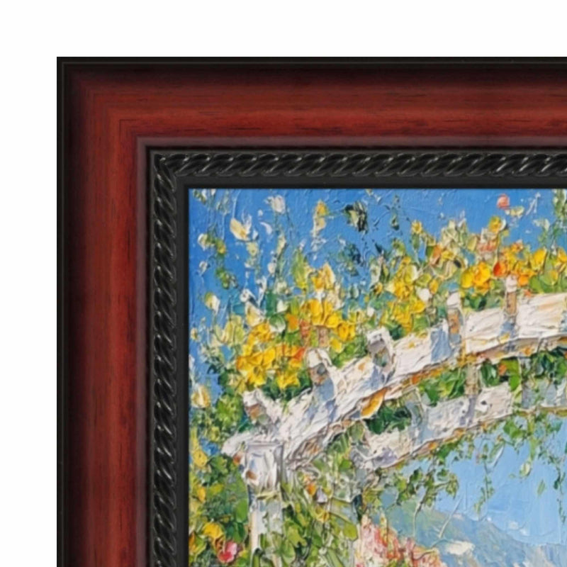 13x19 Frame Certificate Mahogany With Rope Picture Frame