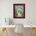 32x48 Frame Certificate Mahogany With Rope Picture Frame