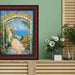 12x16 Frame Certificate Mahogany With Rope Picture Frame
