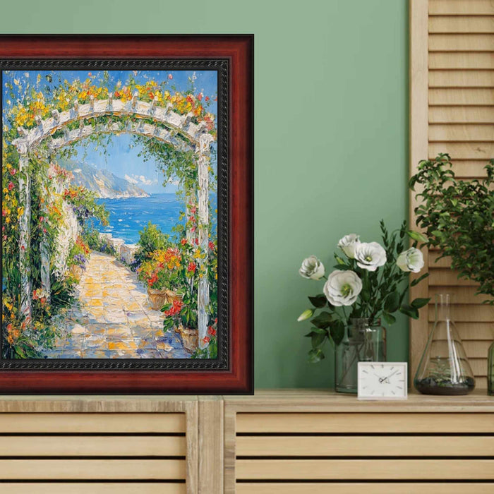 32x48 Frame Certificate Mahogany With Rope Picture Frame