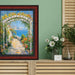 32x48 Frame Certificate Mahogany With Rope Picture Frame