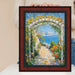 32x48 Frame Certificate Mahogany With Rope Picture Frame