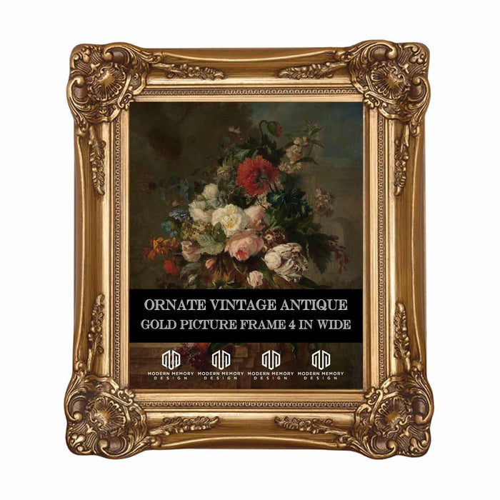 Classic Vintage 16x20 Ornate Antique Gold Picture Frame 4 inch wide 16 x 20 poster frame