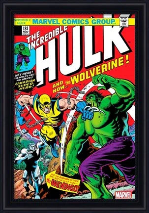 Comic Book Picture Frame – Wall Hanging Modern Black Wood Frame - All Comic Book Sizes  shopmodernmemory.com 