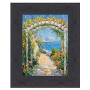 32x48 Frame Contemporary Cappuccino Cafe Wood Picture Frame