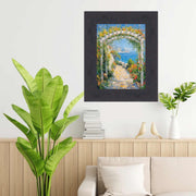Contemporary Cappuccino Cafe Wood Picture Frame 
