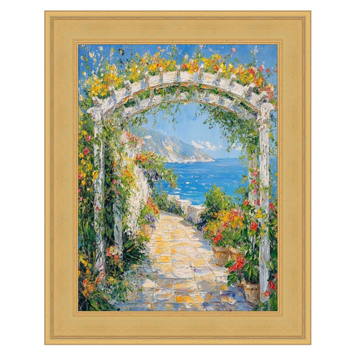 8x10 Frame Contemporary Gold Leaf Flat Picture Frame