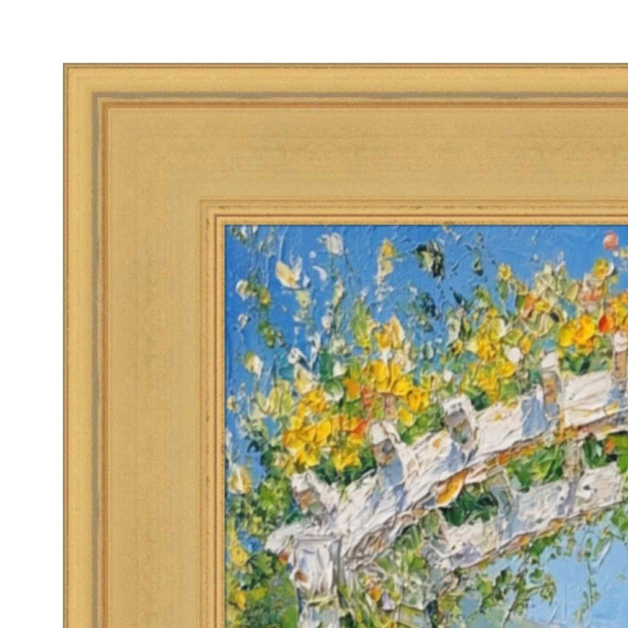 32x48 Frame Contemporary Gold Leaf Flat Picture Frame