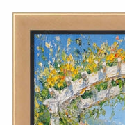 9x12 Frame Contemporary Gold With Black Picture Frame
