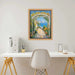 32x48 Frame Contemporary Gold With Black Picture Frame