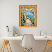 30x40 Frame Contemporary Modern Slope Gold Metal Picture Frame 
