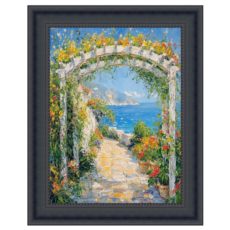 32x48 Frame Contemporary Scoop Black Picture Frame