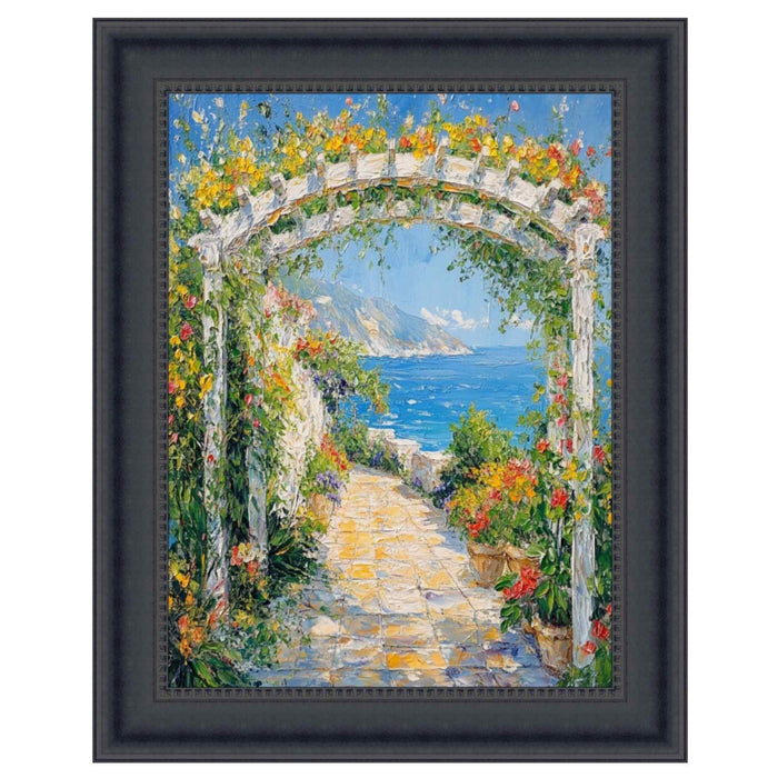 32x48 Frame Contemporary Scoop Black Picture Frame
