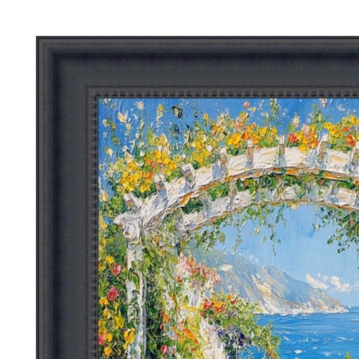 32x48 Frame Contemporary Scoop Black Picture Frame