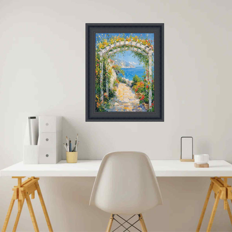 18x24 Frame Contemporary Scoop Black Picture Frame