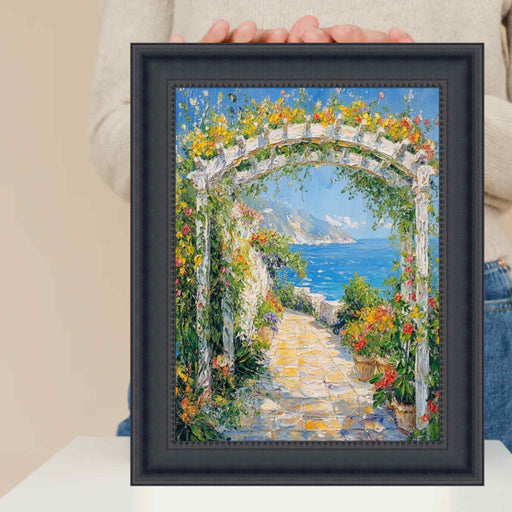 32x48 Frame Contemporary Scoop Black Picture Frame