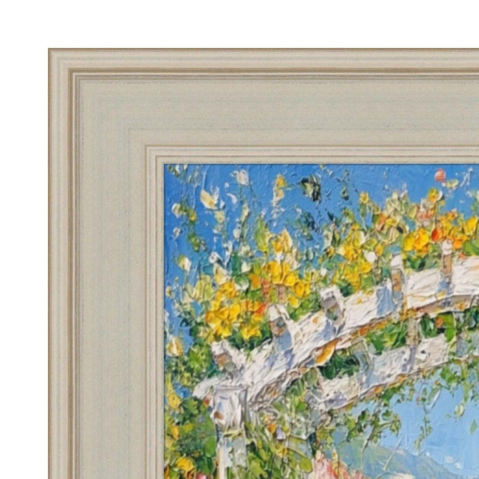 32x48 Frame Contemporary Silver Leaf Picture Frame