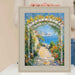 40x60 Frame Contemporary Silver Leaf Picture Frame