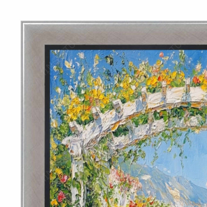 32x48 Frame Contemporary Silver With Black Picture Frame