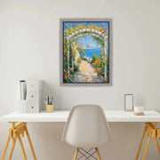 30x30 Frame Contemporary Silver With Black Picture Frame