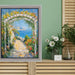 32x48 Frame Contemporary Silver With Black Picture Frame
