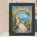 24x30 Frame Contemporary Wood Grain Black Scoop Picture Frame