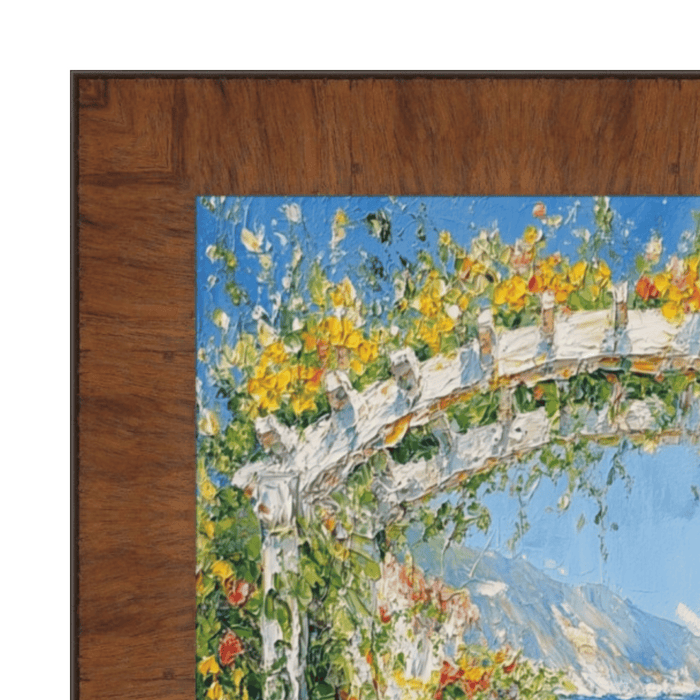 32x48 Frame Contemporary Wood Grain Honey Scoop Picture Frame