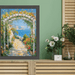 Cris Cross Cathedral Gothic Black Picture Frame 