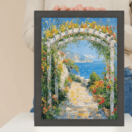 32x48 Frame Cathedral Gothic Black Picture Frame Cris Cross