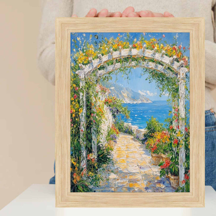 32x48 Frame Cypress Natural Oak Wood Picture Frame -