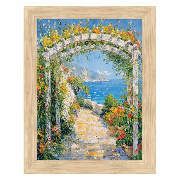 32x48 Frame Cypress Natural Oak Wood Picture Frame -