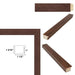 11x17 Frame Dark Walnut Wood Grain Picture Frame -