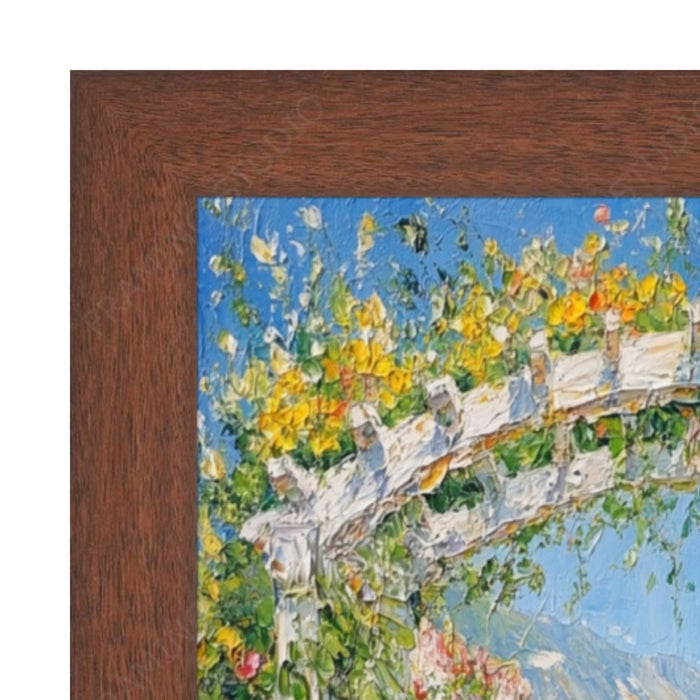 32x48 Frame Dark Walnut Wood Grain Picture Frame -