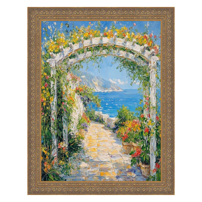 32x48 Frame Deep Antique Gold Ornate Shadowbox Picture Frame