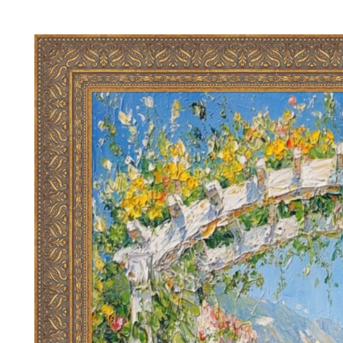 32x48 Frame Deep Antique Gold Ornate Shadowbox Picture Frame