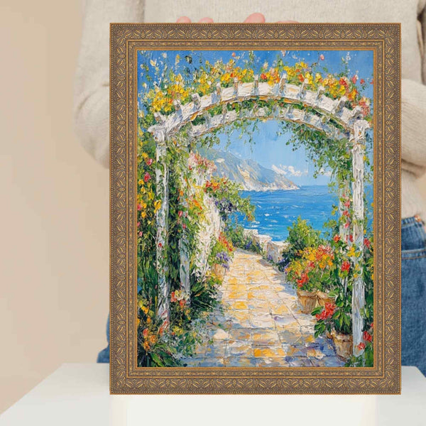 30x40 Frame Deep Antique Gold Ornate Shadowbox Picture Frame