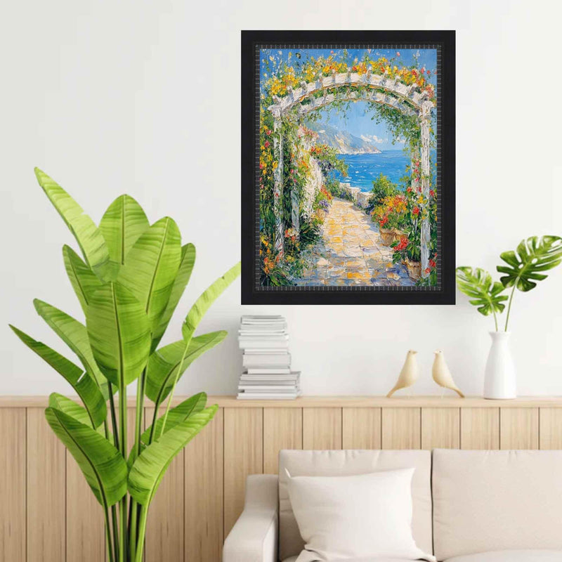 16x16 Frame Diploma Black Funky Lip Picture Frame