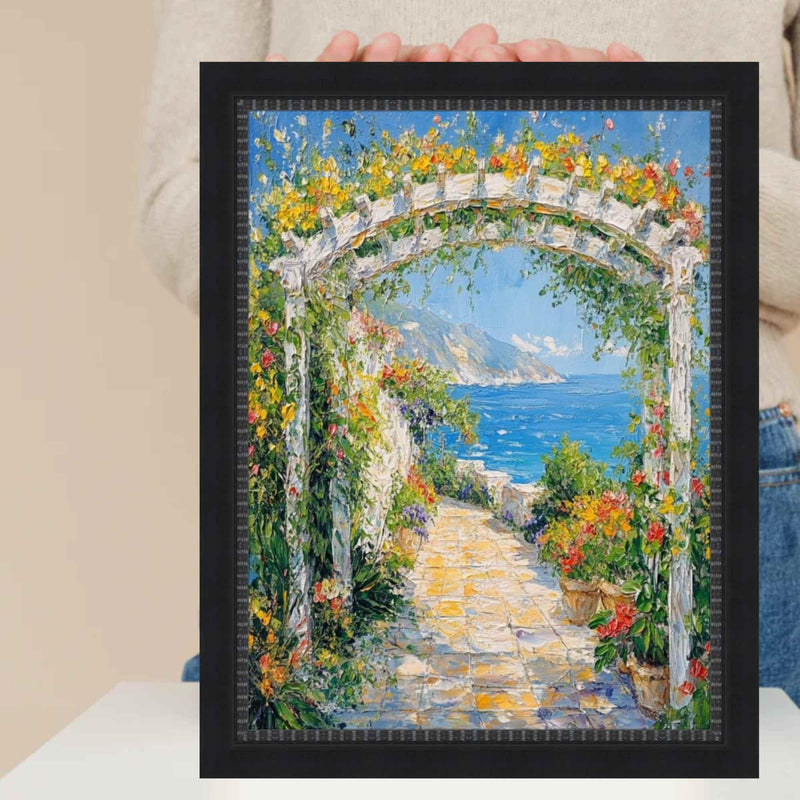 22x22 Frame Diploma Black Funky Lip Picture Frame