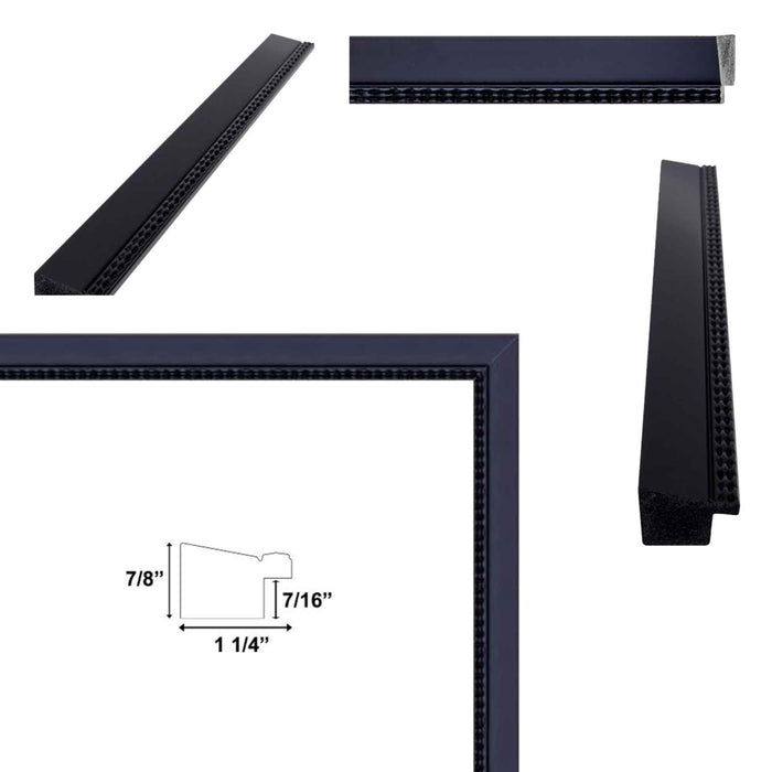 32x48 Frame Diploma Black Funky Lip Picture Frame