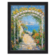 16x16 Frame Diploma Black Funky Lip Picture Frame