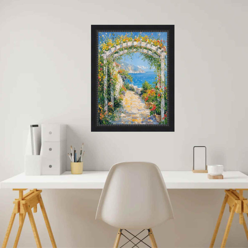 13x16 Frame Diploma Black Funky Lip Picture Frame