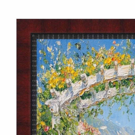 15x15 Frame Diploma Mahogany With Black Lip Picture Frame