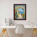 19x27 Frame Diploma Mahogany With Black Lip Picture Frame