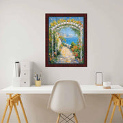 10x12 Frame Diploma Mahogany With Black Lip Picture Frame