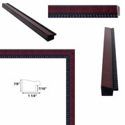 9x12 Frame Diploma Mahogany With Black Lip Picture Frame