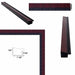 12x16 Frame Diploma Mahogany With Black Lip Picture Frame