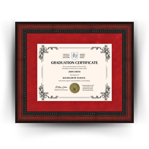 Diploma Frame Rutgers University 8.5x11 Certificate