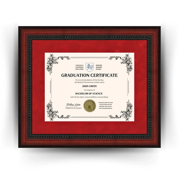 Diploma Frame Rutgers University 8.5x11 Certificate
