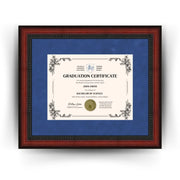 Old Dominion University Diploma Frame 8.5x11 Certificate Blue