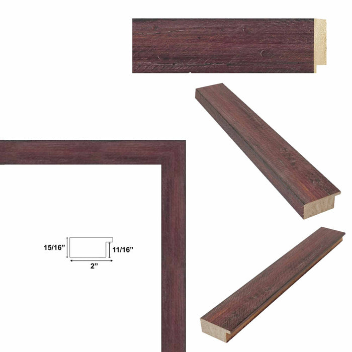 32x48 Frame Drift Wood Barnwood Hibiscus Rustic Picture Frame Wall